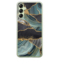 Casevibes Samsung Galaxy A14 5G hoesje siliconen - Marble Jade Stone