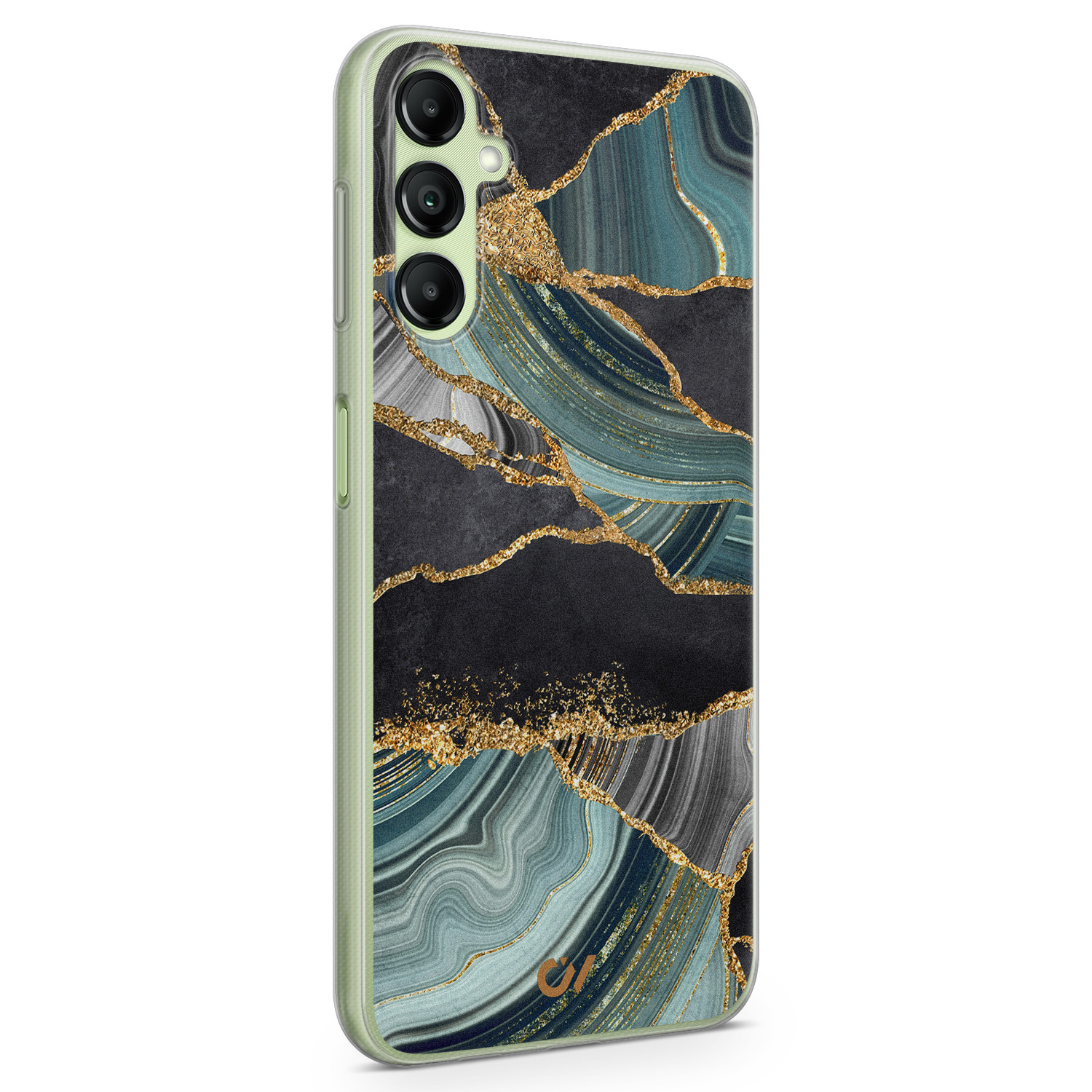 Casevibes Samsung Galaxy A14 5G hoesje siliconen - Marble Jade Stone