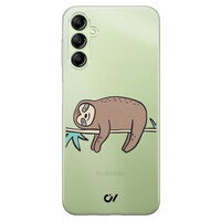 Casevibes Samsung Galaxy A14 5G hoesje siliconen - Luiaard