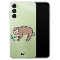 Casevibes Samsung Galaxy A14 5G hoesje siliconen - Luiaard