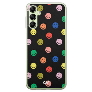 Casevibes Samsung Galaxy A14 5G hoesje siliconen - Retro Smileys