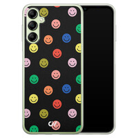 Casevibes Samsung Galaxy A14 5G hoesje siliconen - Retro Smileys