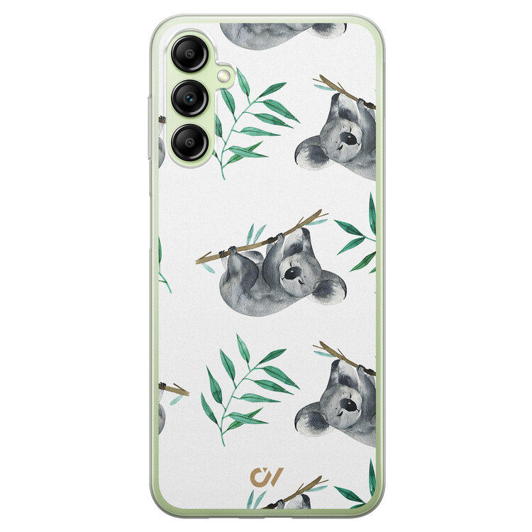 Casevibes Samsung Galaxy A14 5G hoesje siliconen - Koala Print