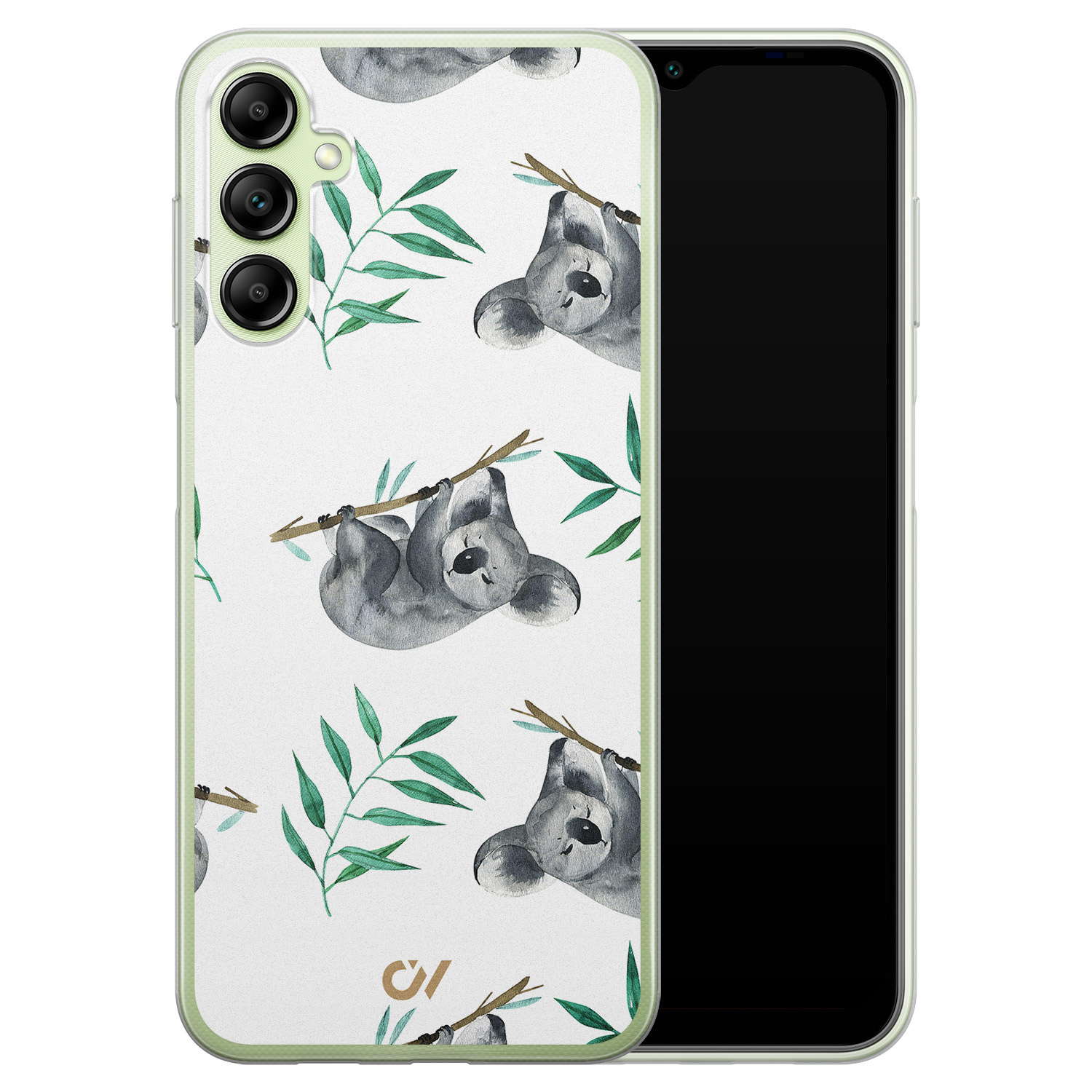 Casevibes Samsung Galaxy A14 5G hoesje siliconen - Koala Print