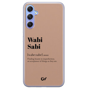 Casevibes Samsung Galaxy A34 hoesje siliconen - Wabi Sabi