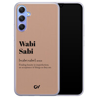 Casevibes Samsung Galaxy A34 hoesje siliconen - Wabi Sabi