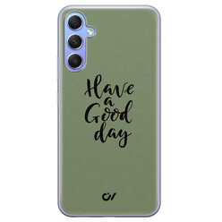 Casevibes Samsung Galaxy A34 hoesje siliconen - Good Day