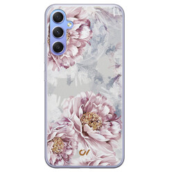 Casevibes Samsung Galaxy A34 hoesje siliconen - Floral Print