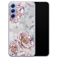 Casevibes Samsung Galaxy A34 hoesje siliconen - Floral Print