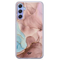 Casevibes Samsung Galaxy A34 hoesje siliconen - Marble Clouds