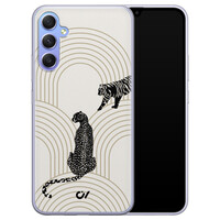 Casevibes Samsung Galaxy A34 hoesje siliconen - Wild Cats