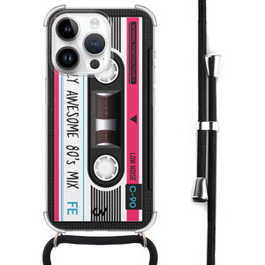 Casevibes iPhone 14 Pro hoesje met koord - Cassette