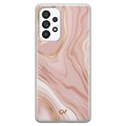 Casevibes Samsung Galaxy A33 hoesje siliconen - Rose Marble