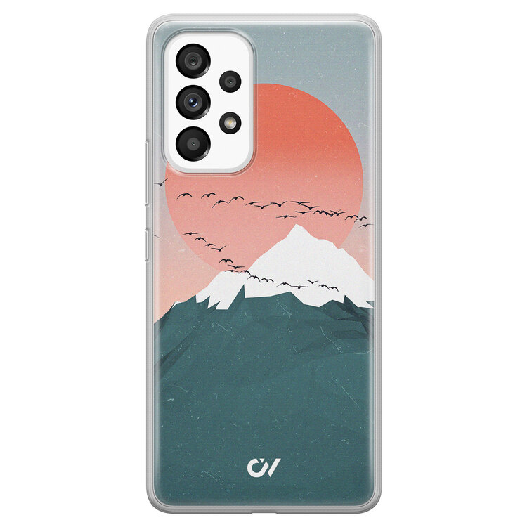 Casevibes Samsung Galaxy A33 hoesje siliconen - Mountain Birds