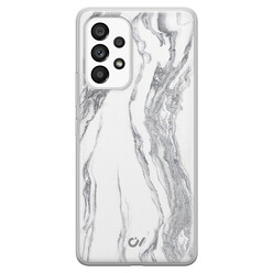 Casevibes Samsung Galaxy A33 hoesje siliconen - Marble Ivory