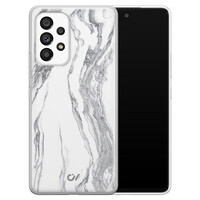 Casevibes Samsung Galaxy A33 hoesje siliconen - Marble Ivory