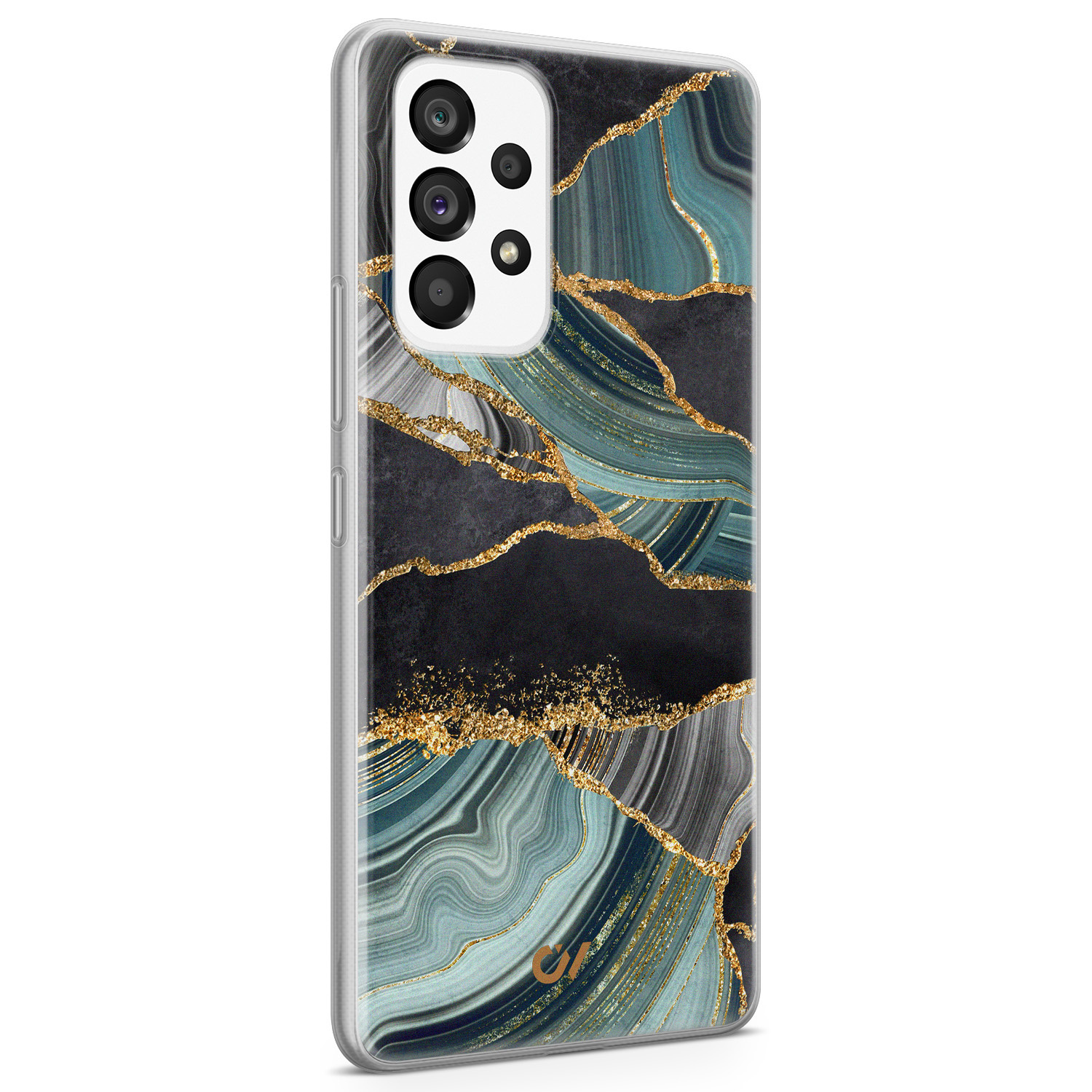 Casevibes Samsung Galaxy A33 hoesje siliconen - Marble Jade Stone