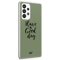 Casevibes Samsung Galaxy A33 hoesje siliconen - Good Day