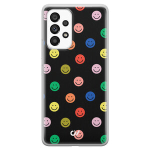 Casevibes Samsung Galaxy A33 hoesje siliconen - Retro Smileys