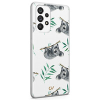 Casevibes Samsung Galaxy A33 hoesje siliconen - Koala Print