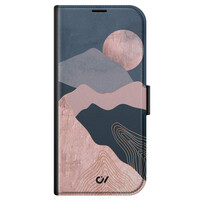 Casevibes iPhone 14 bookcase - Landscape Rosegold