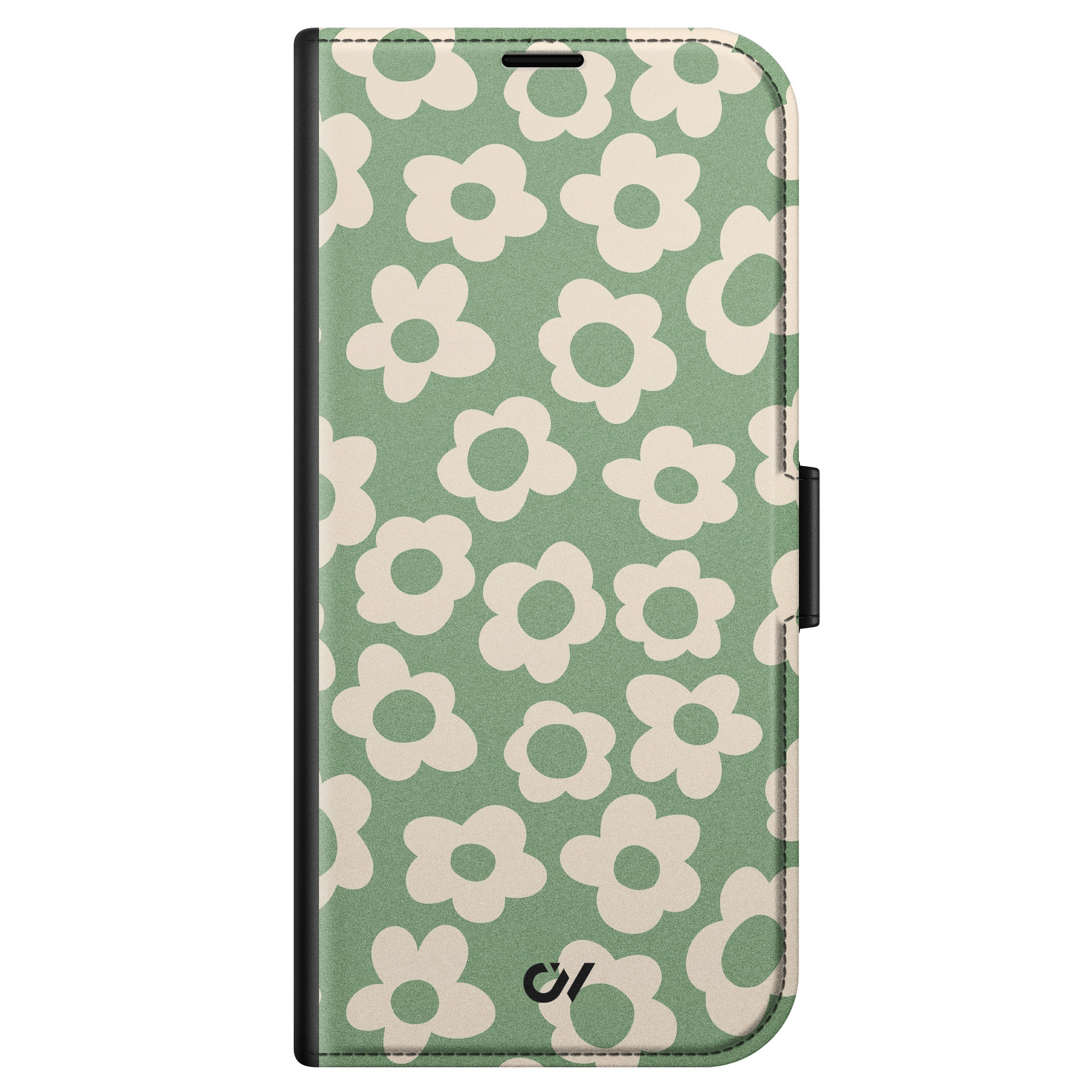 Casevibes iPhone 13 bookcase - Retro Cute Flowers