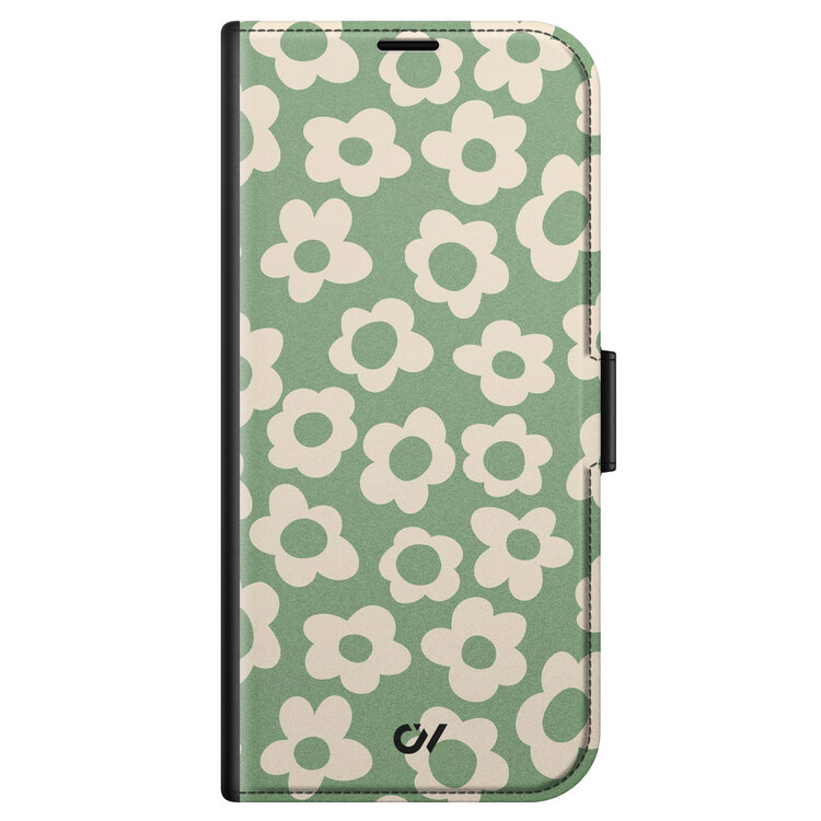 Casevibes iPhone 11 bookcase - Retro Cute Flowers