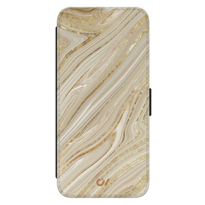 Casevibes Samsung Galaxy S21 FE bookcase - Golden Marble