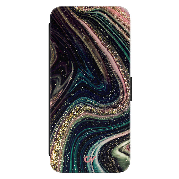 Casevibes Samsung Galaxy S21 FE bookcase - Marble Twilight