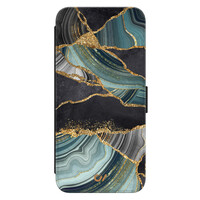 Casevibes Samsung Galaxy S21 FE bookcase - Marble Jade Stone