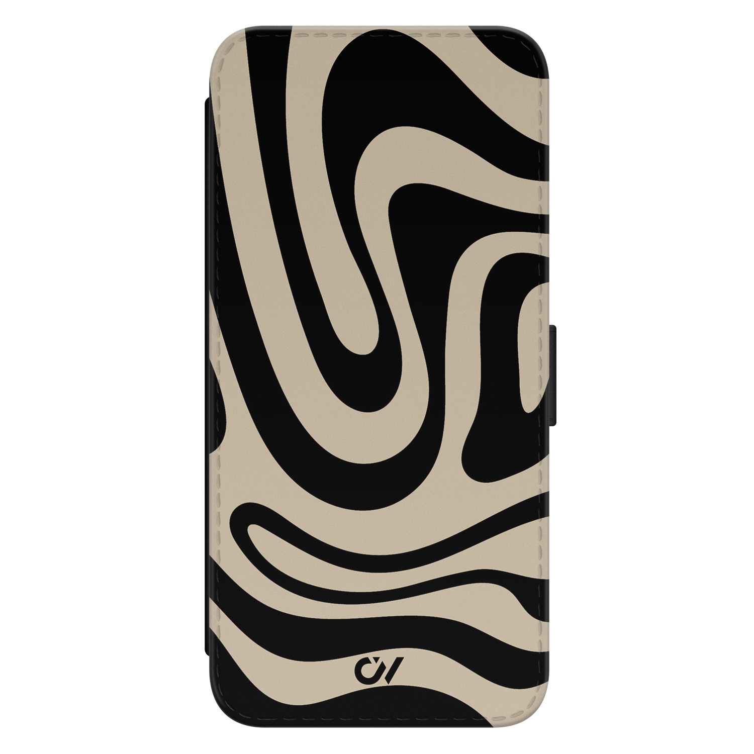 Casevibes Samsung Galaxy S20 FE bookcase - Abstract Black Waves