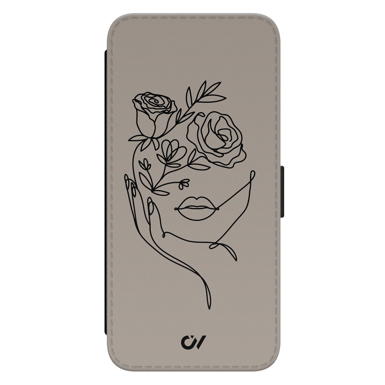 Casevibes Samsung Galaxy A53 bookcase - Oneline Face Flower