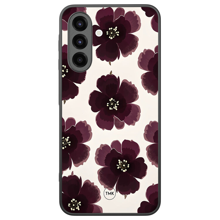 Casevibes Samsung Galaxy A26 backcover hoesje - Burgundy flowers