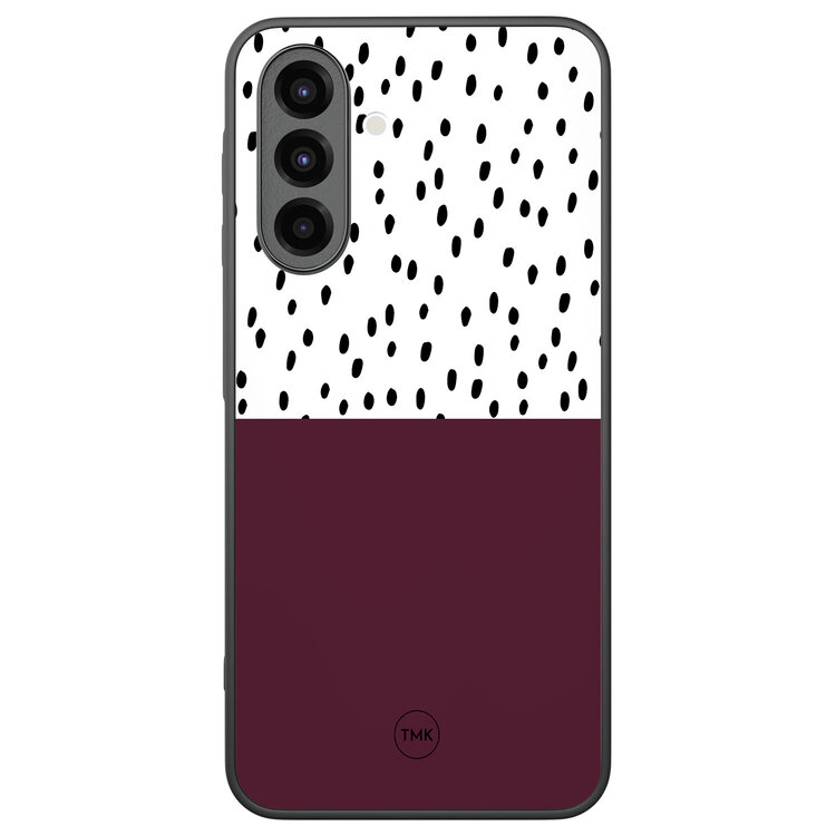 Casevibes Samsung Galaxy A26 backcover hoesje - Burgundy dots