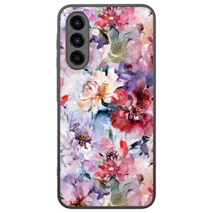 TMK Samsung Galaxy A26 backcover hoesje - Bloemen acryl