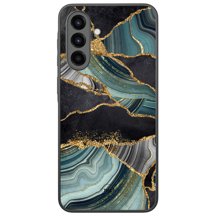 Casevibes Samsung Galaxy A36 backcover hoesje - Marble jade stone