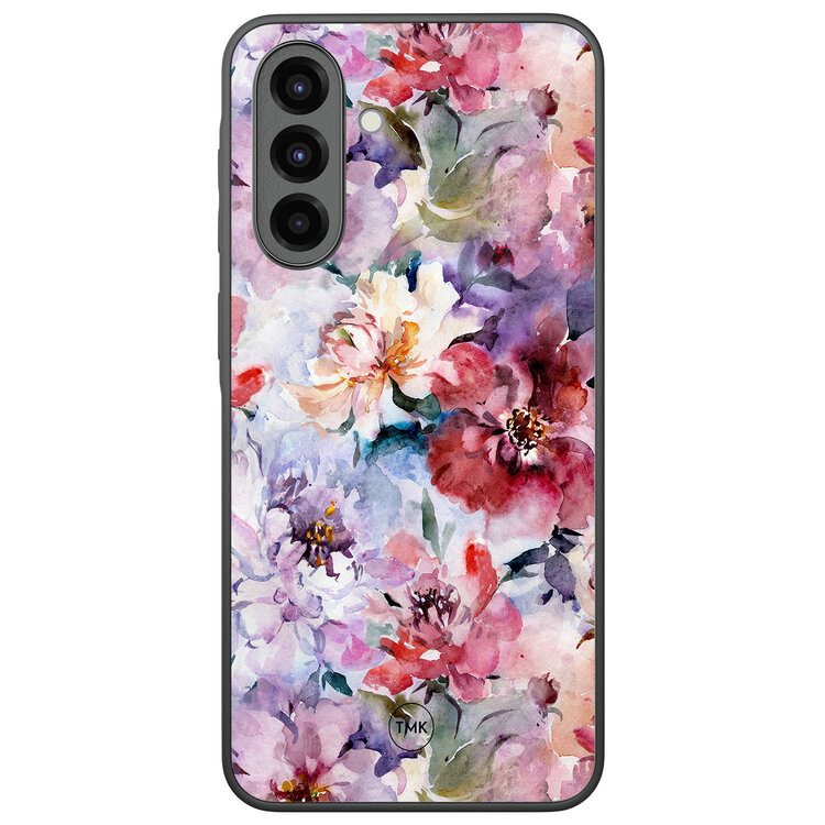 TMK Samsung Galaxy A36 backcover hoesje - Bloemen acryl