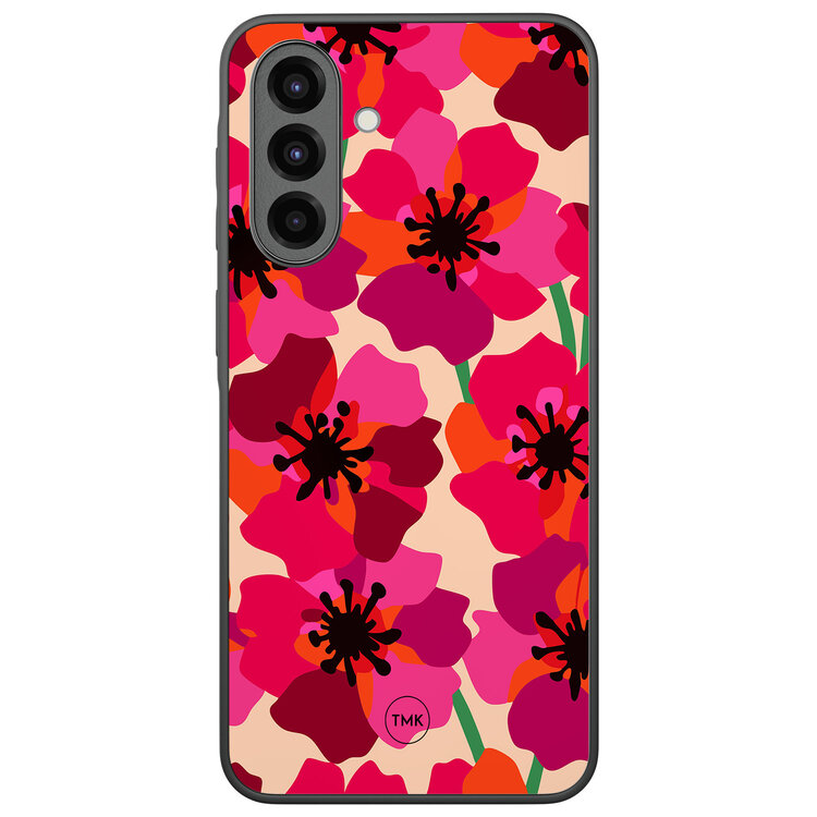 TMK Samsung Galaxy A36 backcover hoesje - Pink floral bliss