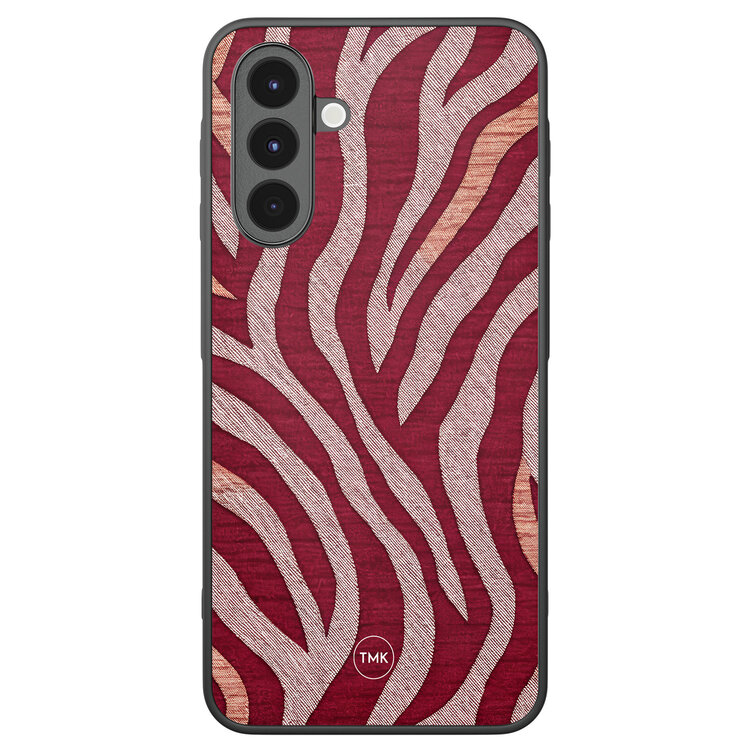 TMK Samsung Galaxy A16 backcover hoesje - Zebra rood