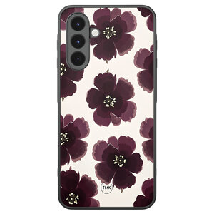 Casevibes Samsung Galaxy A16 backcover hoesje - Burgundy flowers