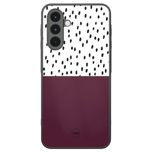 Casevibes Samsung Galaxy A16 backcover hoesje - Burgundy dots