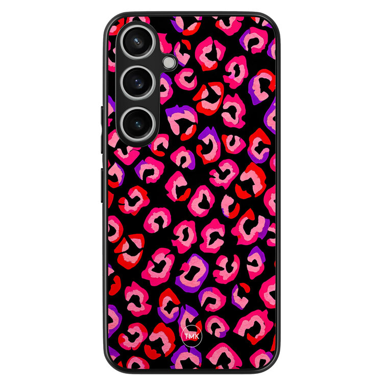 Casevibes Samsung Galaxy A55 backcover hoesje - Luipaard neon