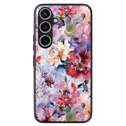 TMK Samsung Galaxy A55 backcover hoesje - Bloemen acryl