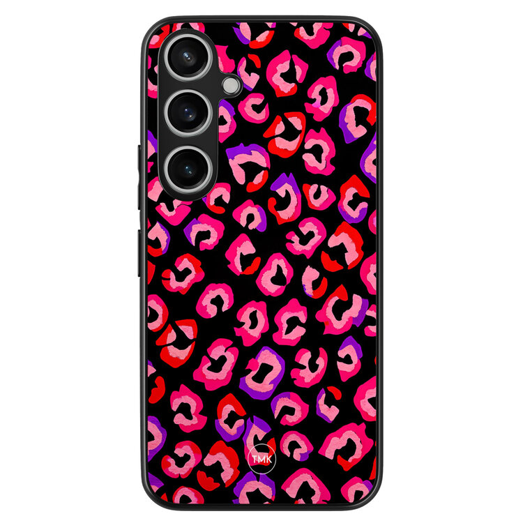 TMK Samsung Galaxy A35 backcover hoesje - Luipaard neon