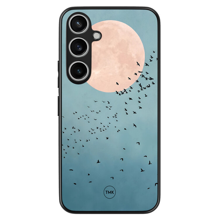 TMK Samsung Galaxy A35 backcover hoesje - Moon birds