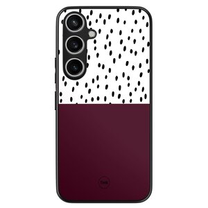 TMK Samsung Galaxy A15 backcover hoesje - Burgundy dots