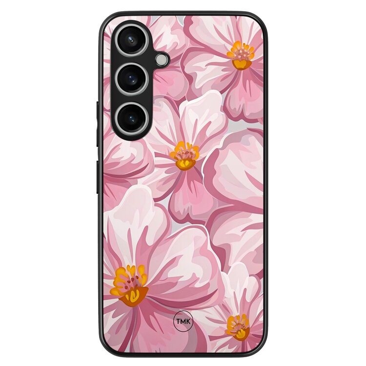 Casevibes Samsung Galaxy A15 backcover hoesje - Blush bloom