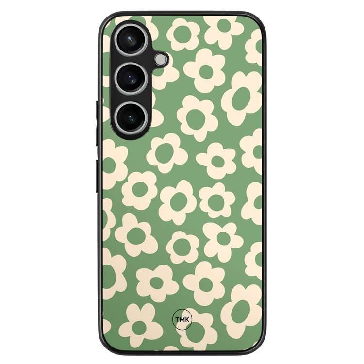 TMK Samsung Galaxy A15 backcover hoesje - Retro cute flowers