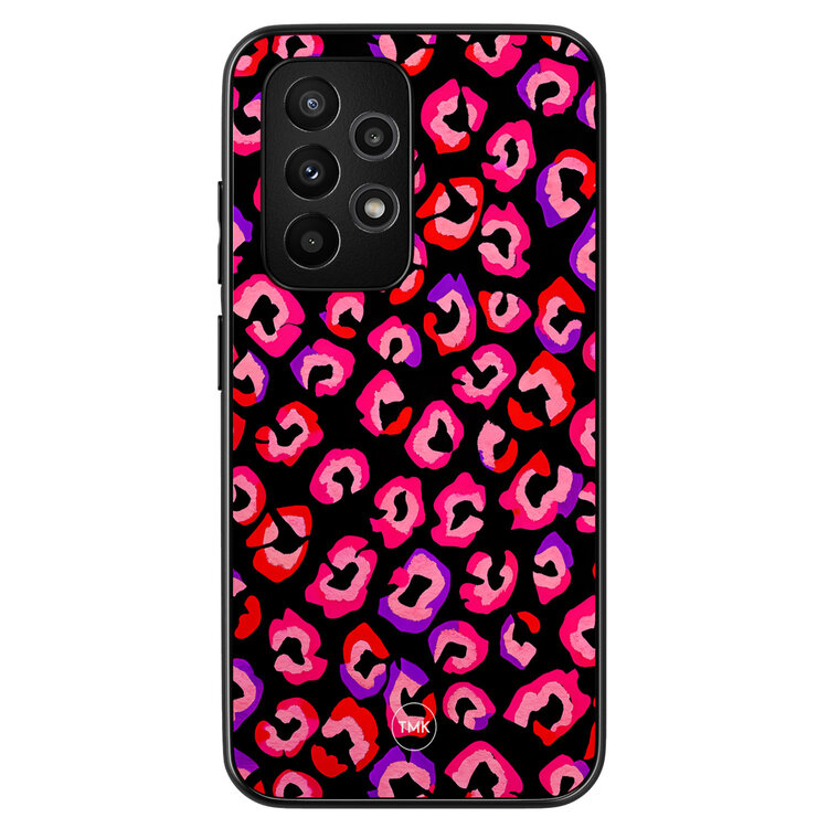 TMK Samsung Galaxy A52 backcover hoesje - Luipaard neon