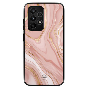 Casevibes Samsung Galaxy A52 backcover hoesje - Rose marble